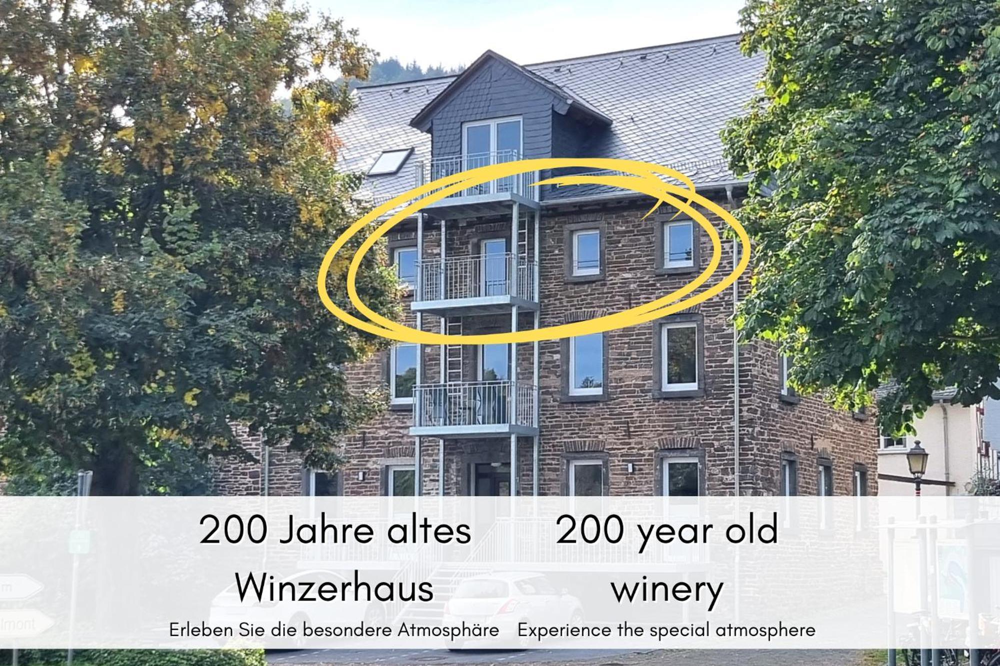 Winzerhaus Am Calmont - Raumwunder Mit Moselblick Lägenhet Bremm Exteriör bild